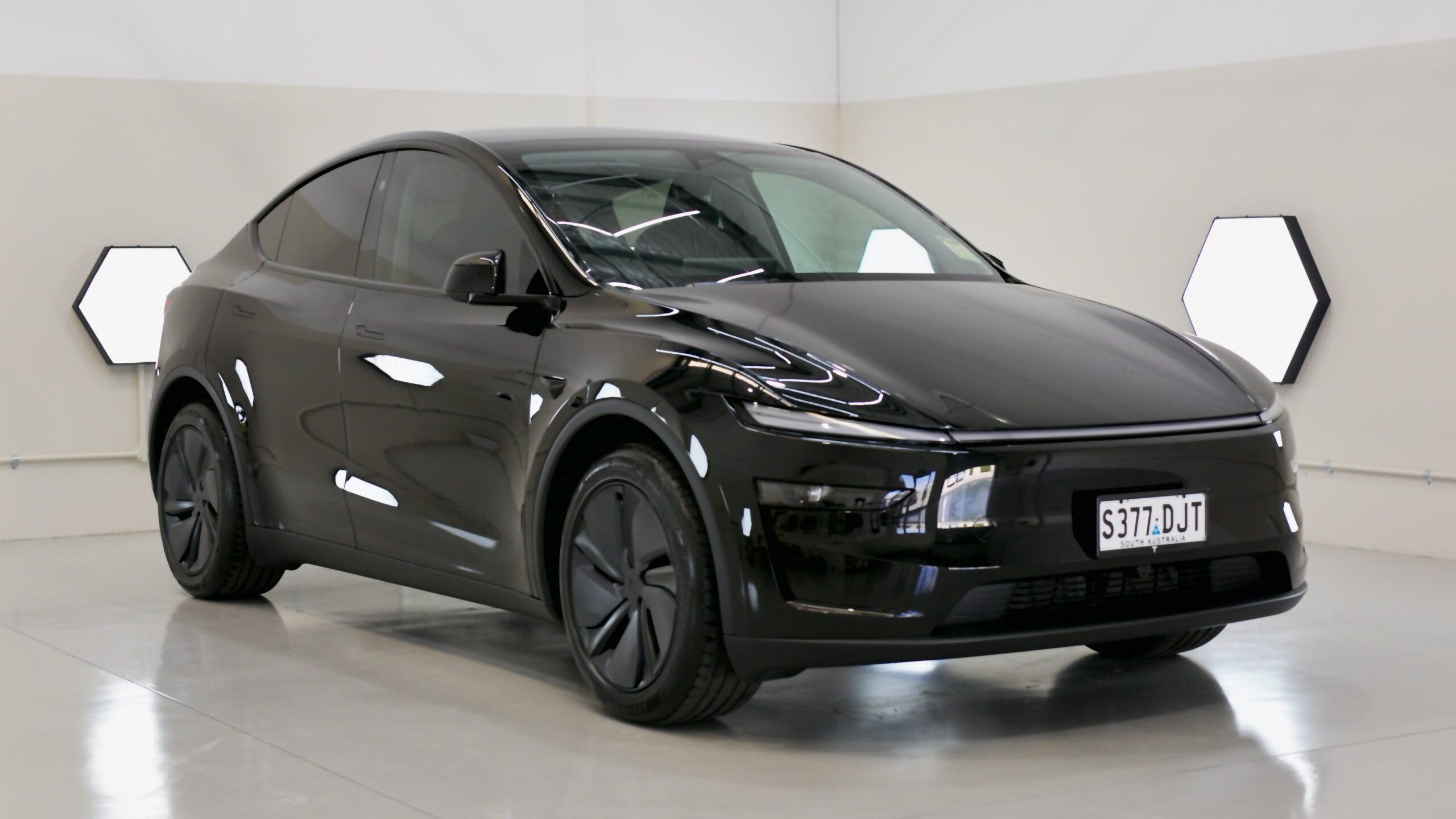 Tesla with clear gloss paint protection film at Fine Automotive Detailing